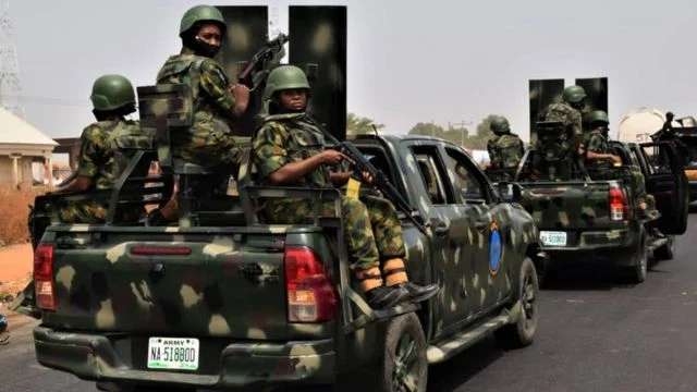 Soldiers recover weapons in Rivers hideout raid